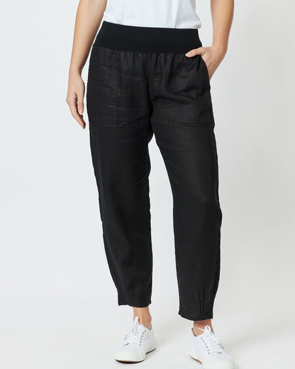 Gina Tapered Linen Pant