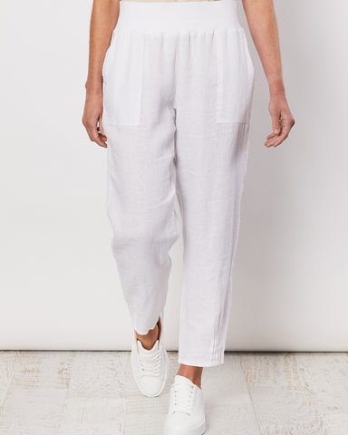 Gina Tapered Linen Pant