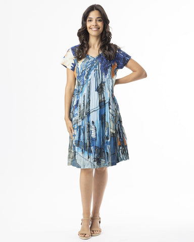 Tower Blue Easy Fit Dress