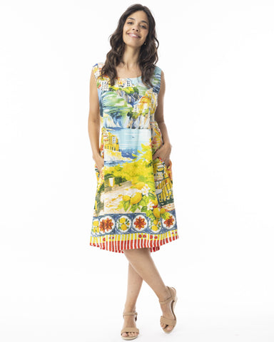 Amalfi Sleeveless Dress