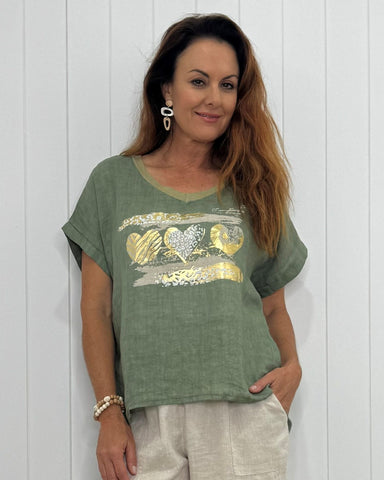 Animal Love Linen Tee