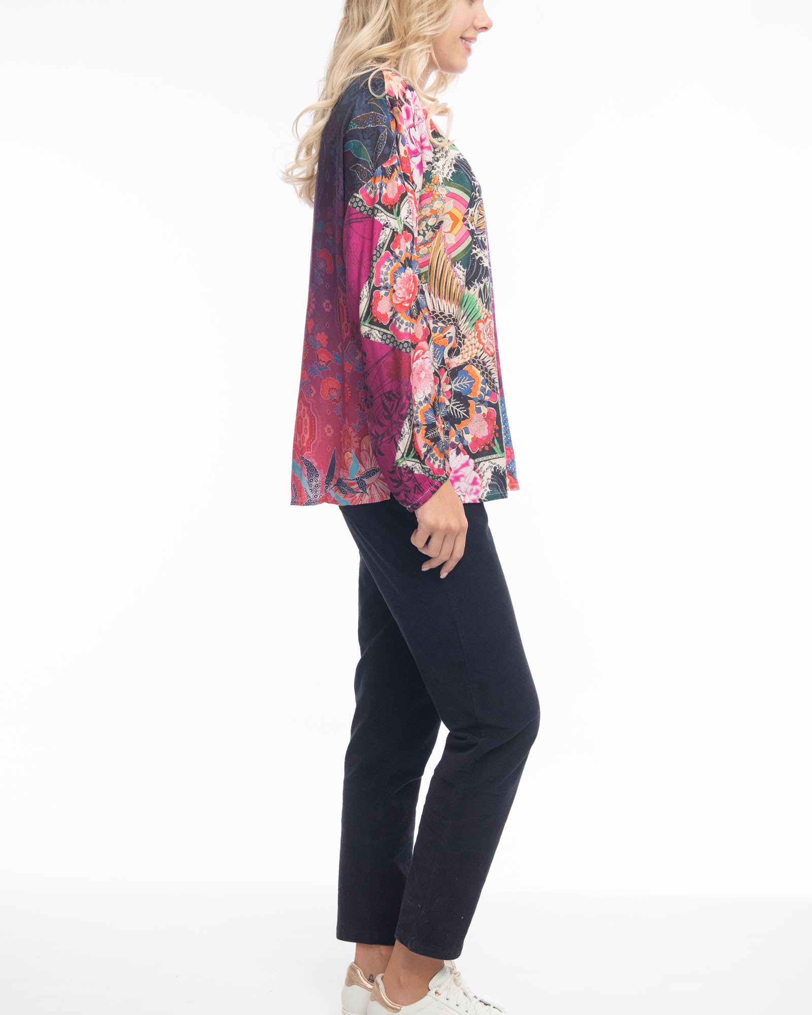 Digital Blouse Button Through