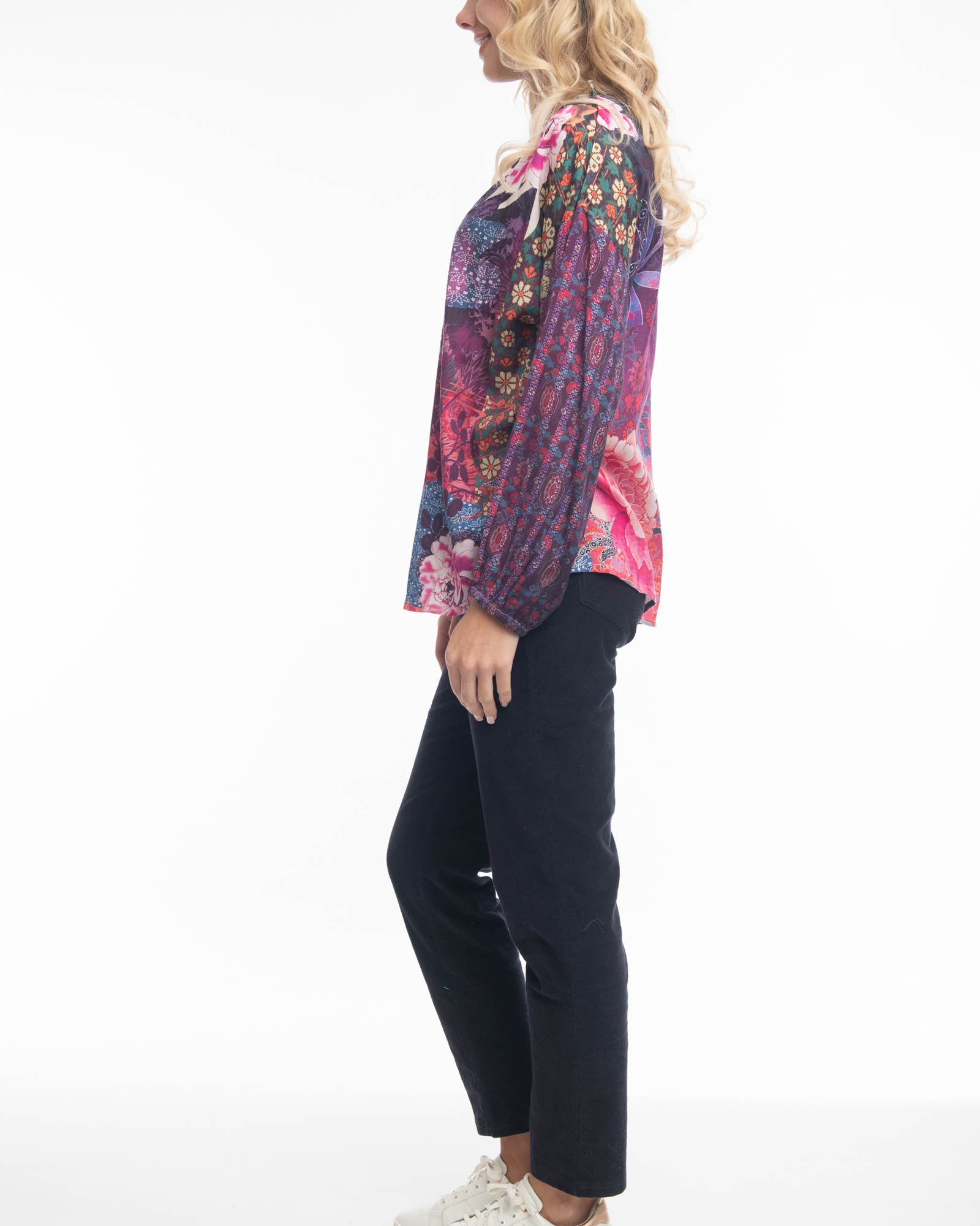Digital Blouse Button Through