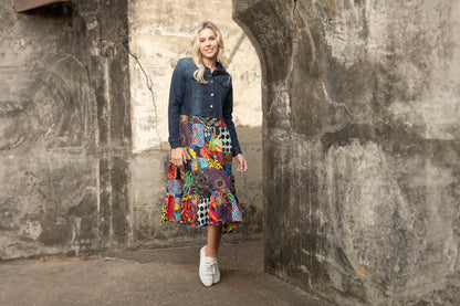 Guillaume Midi Dress With Collar