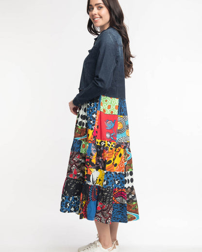 Guillaume Midi Dress With Collar