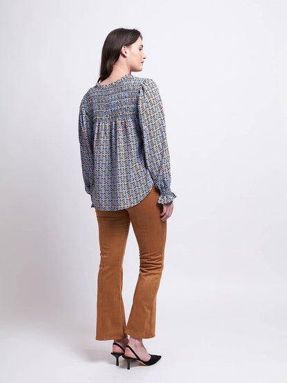 SHIRR IT AROUND BLOUSE