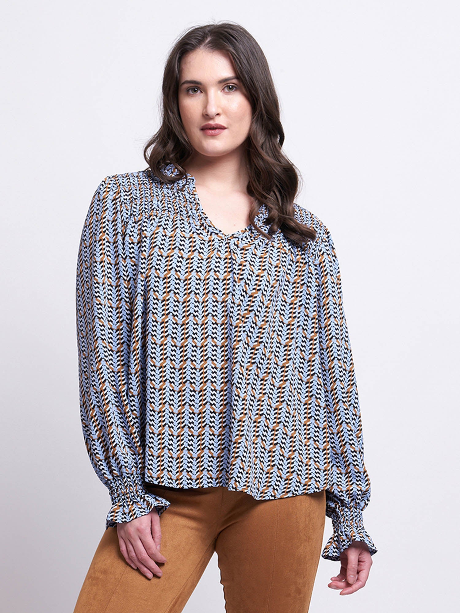 SHIRR IT AROUND BLOUSE