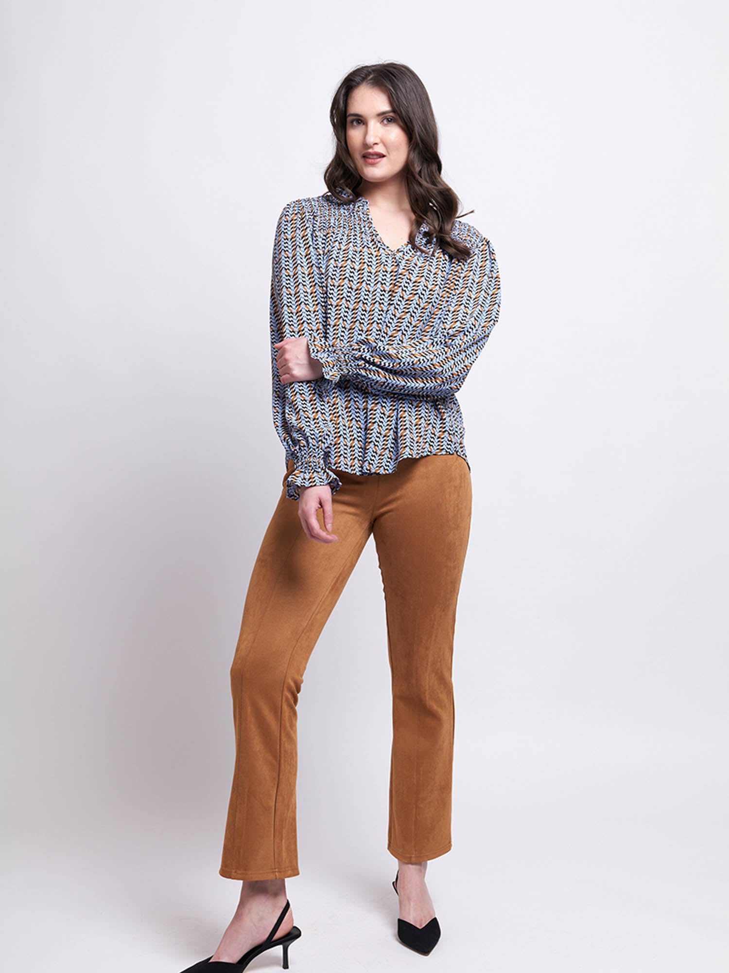 SHIRR IT AROUND BLOUSE