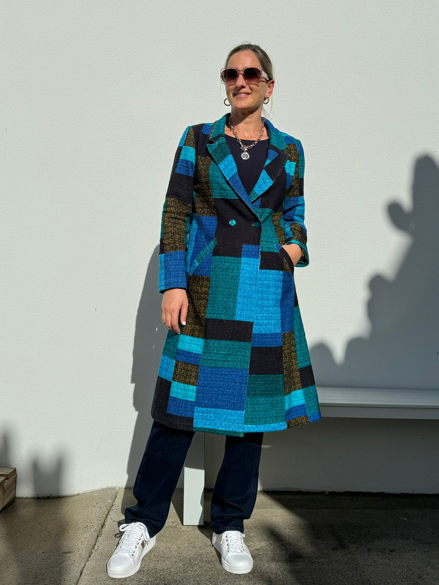 Tartan/Story Long Coat