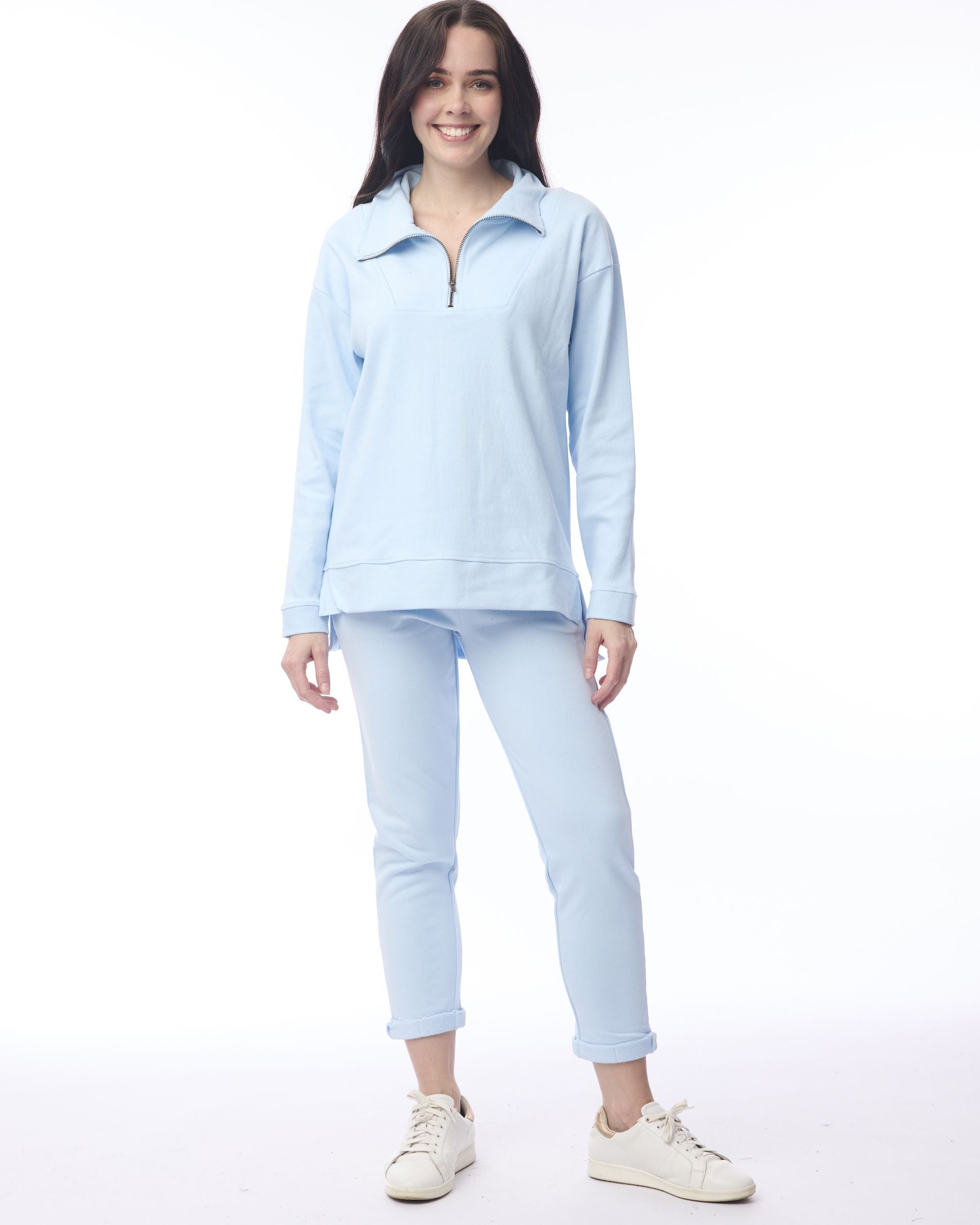 Zip Collar Pullover