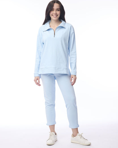 Zip Collar Pullover