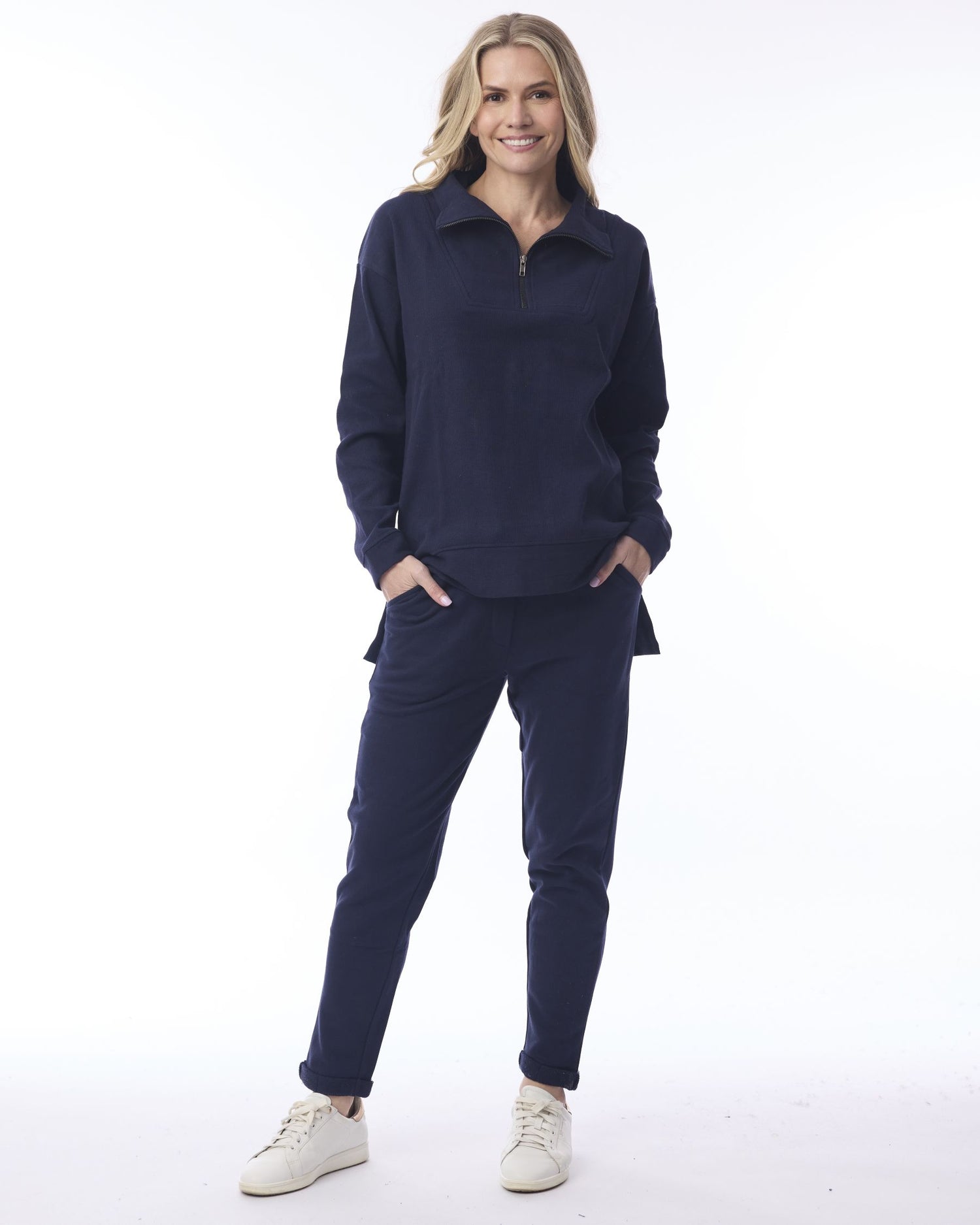 Zip Collar Pullover
