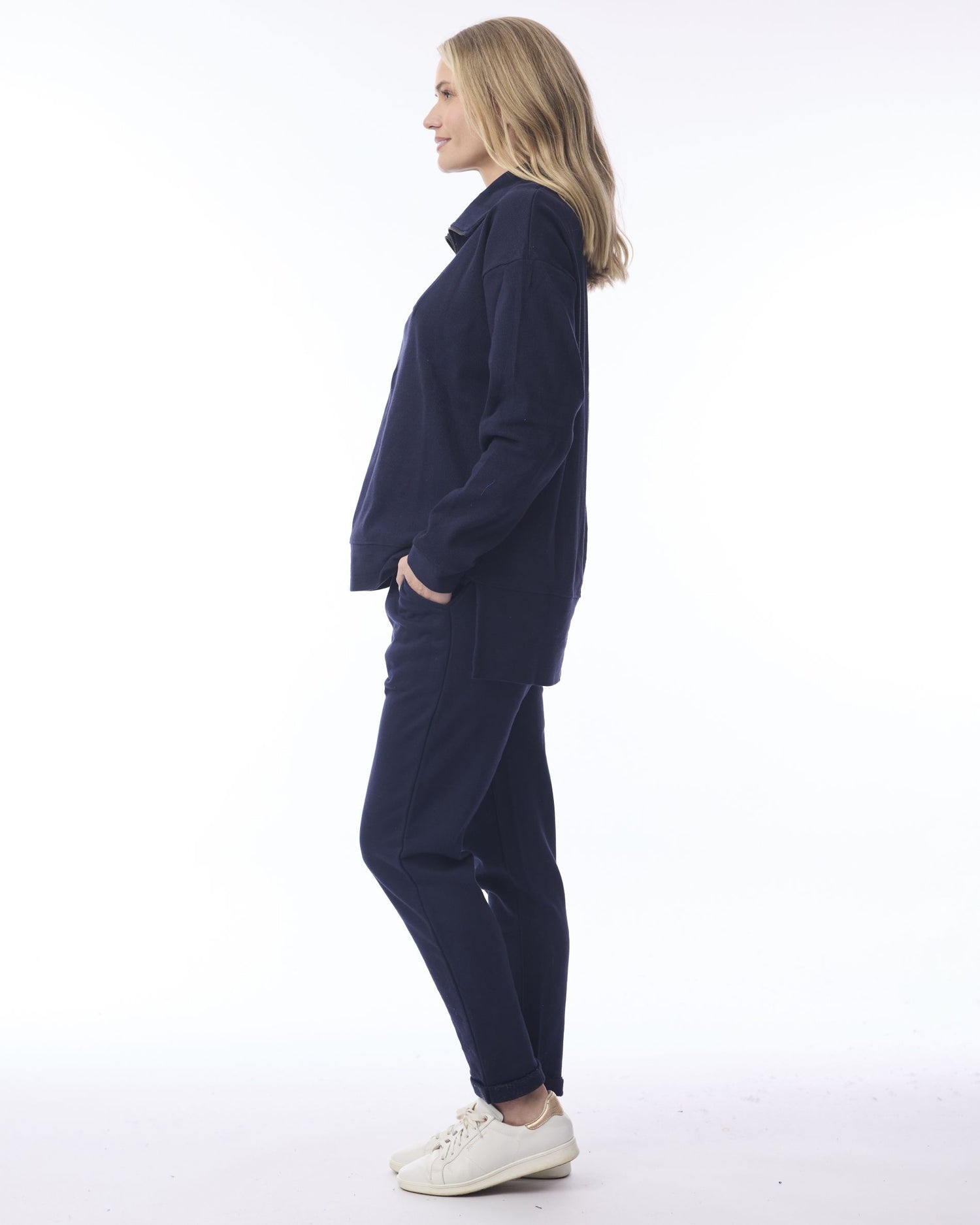 Zip Collar Pullover