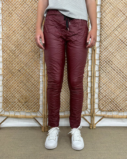 Vegan Leather Pant