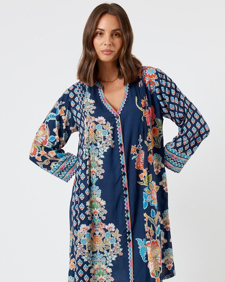 Arden Button Dress