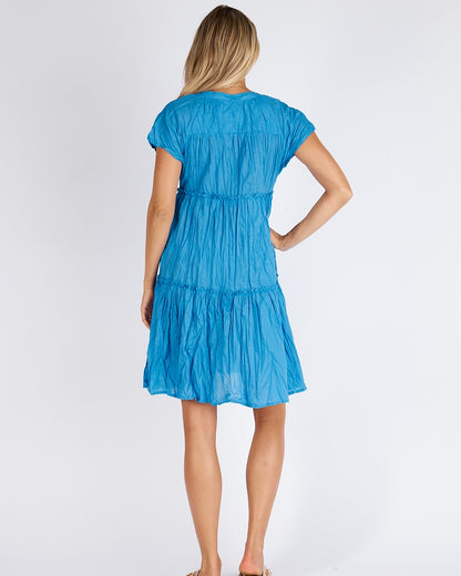 Meryl Tiered Dress Sky