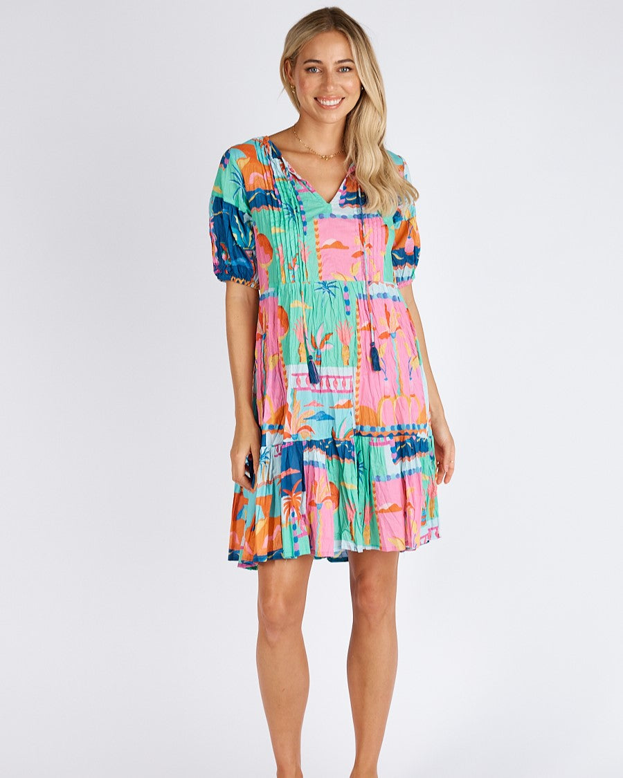 Zanzibar Dress Lagoon