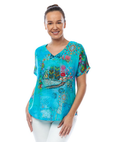 Coral Modal Top Paradise